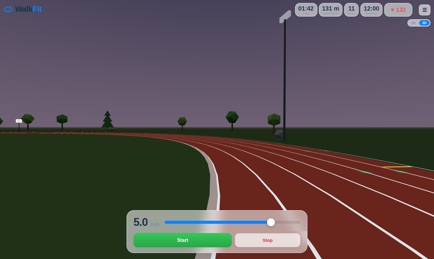 WalkFit screenshot
